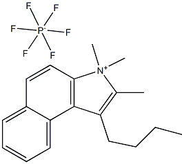 1-BUTYL-2,3,3-TRIMETHYLBENZ[E]INDOLIUM HEXAFLUOROPHOSPHATE Struktur