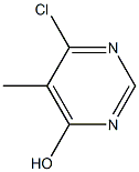 6-CHLORO-5-METHYLPYRIMIDIN-4-OL Struktur