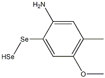 2-AMINO-5-METHOXY-4-METHYLPHENYL-DISELENIDE Struktur