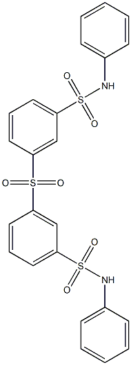 3,3''-SULFONYLBIS(N-PHENYLBENZENESULFONAMIDE) Struktur