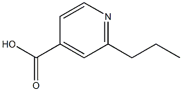 2-PROPYL-4-PYRIDINECARBOXYLIC ACID Struktur