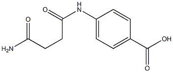 N-(4-carboxyphenyl)succinamide Struktur