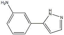 3-(1H-pyrazol-5-yl)benzenamine Struktur