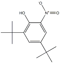 2-NITRO-4,6-DI-TERT-BUTYLPHENOL Struktur