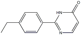 2-(4-ETHYLPHENYL)PYRIMIDIN-4(3H)-ONE Struktur