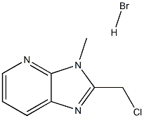 2-(CHLOROMETHYL)-3-METHYL-3H-IMIDAZO[4,5-B]PYRIDINE HYDROBROMIDE Struktur