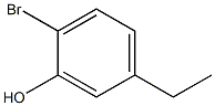 2-BROMO-5-ETHYL-PHENOL Struktur