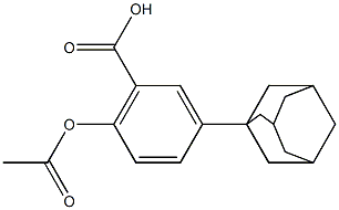 3-ADAMANTAN-1-YL-6-ACTOXYBENZOIC ACID Struktur