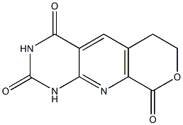 6,7-dihydro-1H-pyrano[4',3':5,6]pyrido[2,3-d]pyrimidine-2,4,9(3H)-trione Struktur