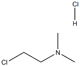 N-(2-chloroethyl)-N,N-dimethylamine hydrochloride Struktur