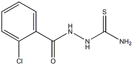 2-(2-chlorobenzoyl)hydrazine-1-carbothioamide Struktur