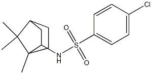 N1-(1,7,7-trimethylbicyclo[2.2.1]hept-2-yl)-4-chloro-1-benzenesulfonamide Struktur