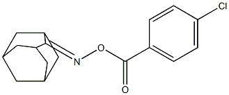 2-{[(4-chlorobenzoyl)oxy]imino}adamantane Struktur