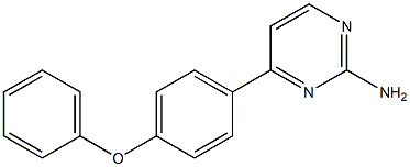 4-(4-phenoxyphenyl)pyrimidin-2-amine Struktur