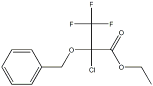 ethyl 2-(benzyloxy)-2-chloro-3,3,3-trifluoropropanoate Struktur