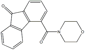 4-(morpholinocarbonyl)-9H-fluoren-9-one Struktur