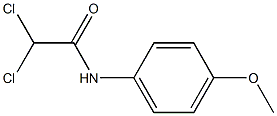 N1-(4-methoxyphenyl)-2,2-dichloroacetamide Struktur