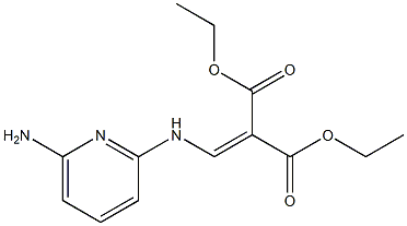 diethyl 2-{[(6-amino-2-pyridinyl)amino]methylene}malonate Struktur