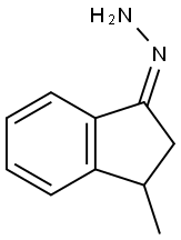 3-methylindan-1-one hydrazone Struktur