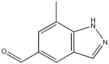 7-METHYL-1H-INDAZOLE-5-CARBALDEHYDE Struktur