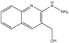 (2-hydrazino-quinolin-3-yl)methanol Struktur