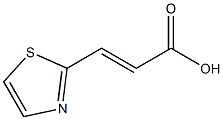 (E)-3-(thiazol-2-yl)acrylic acid Struktur