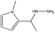 1-(1-(1-methyl-1H-pyrrol-2-yl)ethyl)hydrazine Struktur