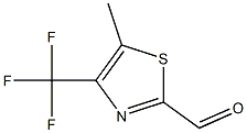 5-methyl-4-(trifluoromethyl)thiazole-2-carbaldehyde Struktur