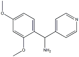 (2,4-dimethoxyphenyl)(pyridin-4-yl)methanamine Struktur