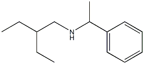 (2-ethylbutyl)(1-phenylethyl)amine Struktur