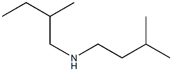 (2-methylbutyl)(3-methylbutyl)amine Struktur