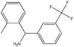 (2-methylphenyl)[3-(trifluoromethyl)phenyl]methanamine Struktur