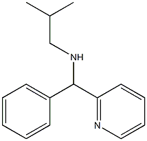 (2-methylpropyl)[phenyl(pyridin-2-yl)methyl]amine Struktur