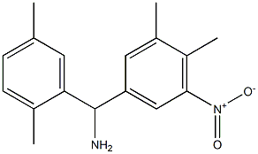 (3,4-dimethyl-5-nitrophenyl)(2,5-dimethylphenyl)methanamine Struktur