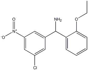 (3-chloro-5-nitrophenyl)(2-ethoxyphenyl)methanamine Struktur