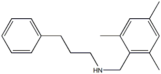 (3-phenylpropyl)[(2,4,6-trimethylphenyl)methyl]amine Struktur