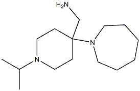 (4-azepan-1-yl-1-isopropylpiperidin-4-yl)methylamine Struktur