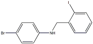 (4-bromophenyl)(2-iodophenyl)methylamine Struktur