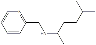 (5-methylhexan-2-yl)(pyridin-2-ylmethyl)amine Struktur