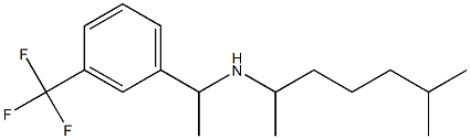 (6-methylheptan-2-yl)({1-[3-(trifluoromethyl)phenyl]ethyl})amine Struktur