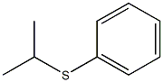 (propan-2-ylsulfanyl)benzene Struktur