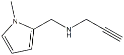 [(1-methyl-1H-pyrrol-2-yl)methyl](prop-2-yn-1-yl)amine Struktur