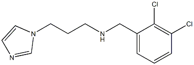 [(2,3-dichlorophenyl)methyl][3-(1H-imidazol-1-yl)propyl]amine Struktur