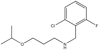 [(2-chloro-6-fluorophenyl)methyl][3-(propan-2-yloxy)propyl]amine Struktur