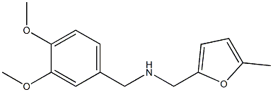 [(3,4-dimethoxyphenyl)methyl][(5-methylfuran-2-yl)methyl]amine Struktur