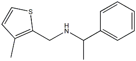 [(3-methylthiophen-2-yl)methyl](1-phenylethyl)amine Struktur