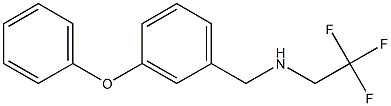 [(3-phenoxyphenyl)methyl](2,2,2-trifluoroethyl)amine Struktur