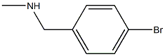 [(4-bromophenyl)methyl](methyl)amine Struktur