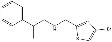 [(4-bromothiophen-2-yl)methyl](2-phenylpropyl)amine Struktur