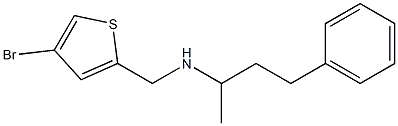 [(4-bromothiophen-2-yl)methyl](4-phenylbutan-2-yl)amine Struktur